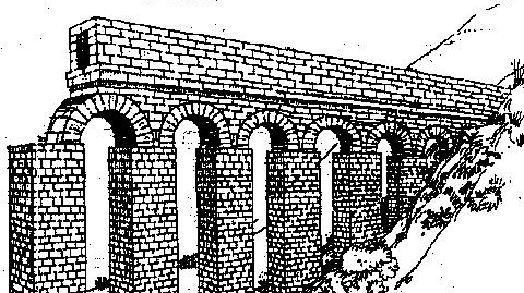 dibuix de l'aqüeducte